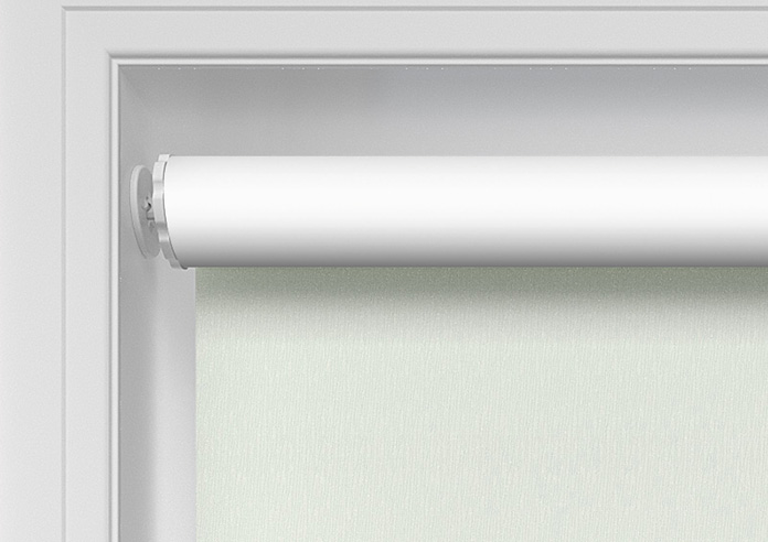 Rivulet (Blackout), Frost White - Twist&Fit Roller Blind - Image 9